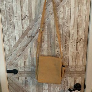 Beige Cross-Body Gen Leather Tignanello handbag